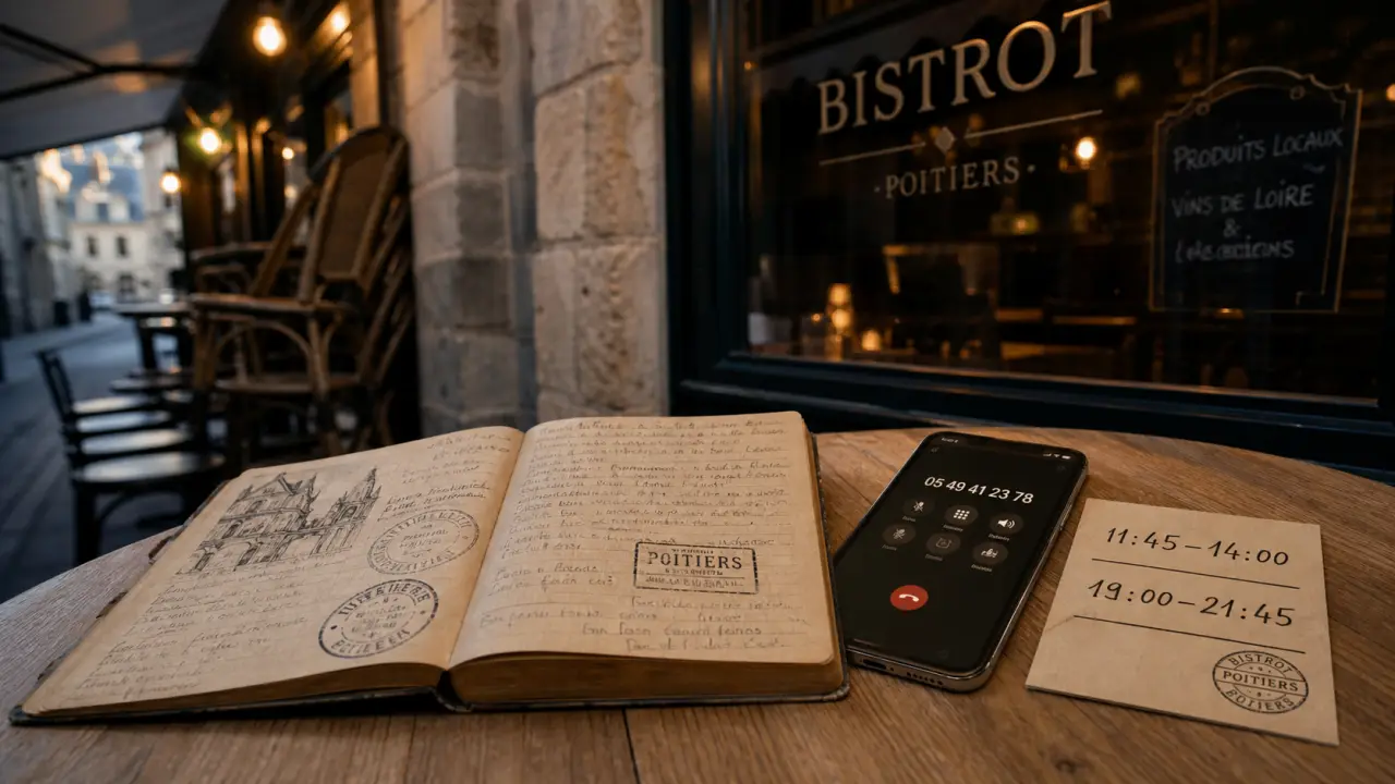 Bistrô des feuillants à Poitiers : horaires midi et ouverture du soir