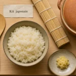 Cuisine japonaise ustensiles : santoku, makisu, donabe, râpe oroshi