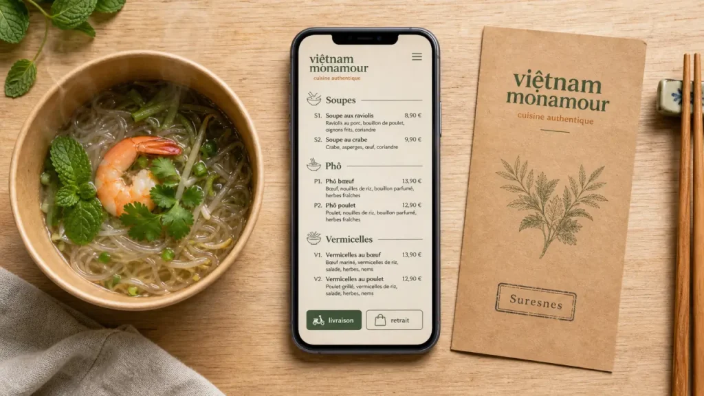 Le Petit Saigon à Suresnes, des soupes vietnamiennes à commander en ligne