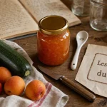 Les petits plats du prince : confiture de pêches, courgettes et abricots, cuisine de saison anti-gaspi
