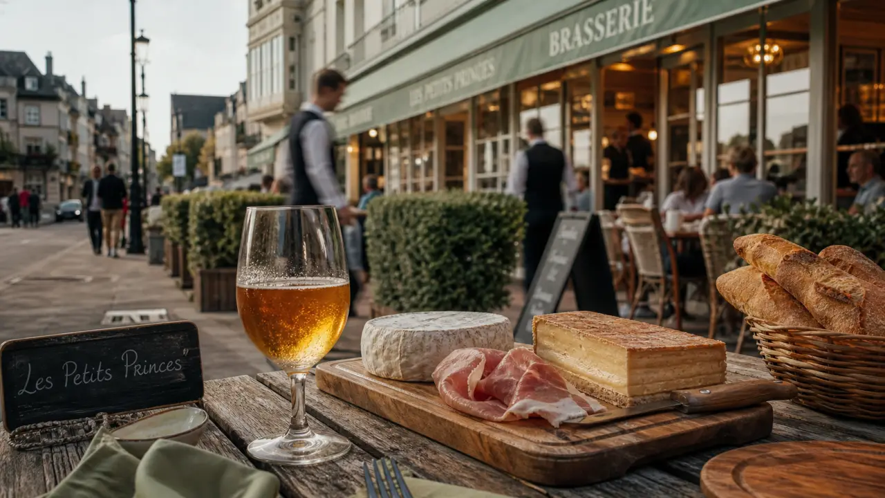 Les petits princes deauville, terrasse de brasserie à Deauville
