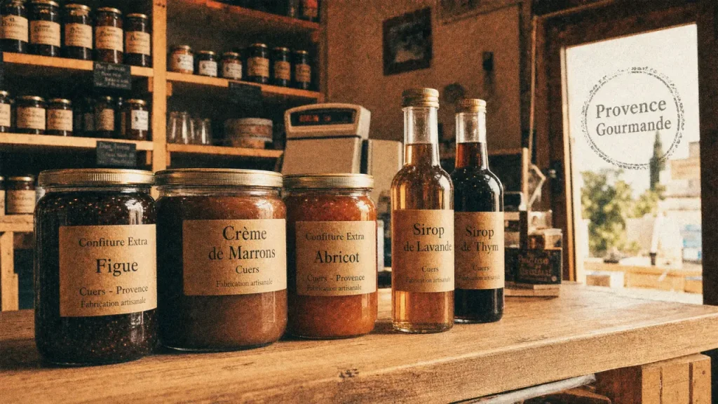Confitures au chaudron, fruits locaux et boutique à Cuers : le terroir de Provence Gourmande