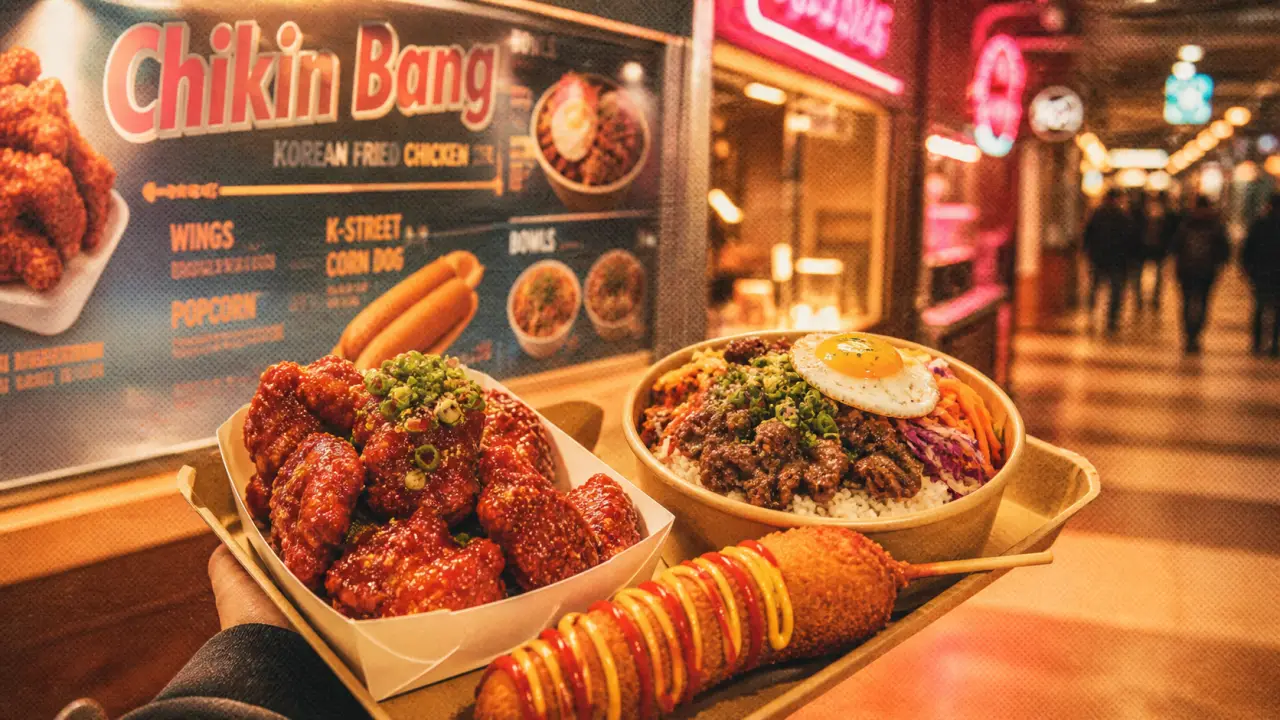 Chikin Bang : korean street food aux arcades