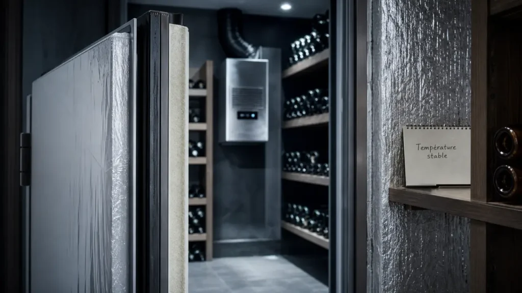 Température stable, isolation et humidité : fabriquer une cave à vin réfrigérée fiable