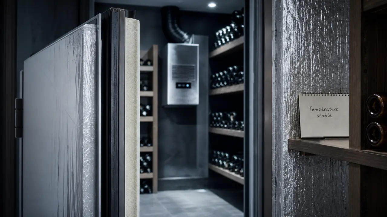 Fabriquer une cave à vin réfrigérée : isolation et température stable pour bouteilles