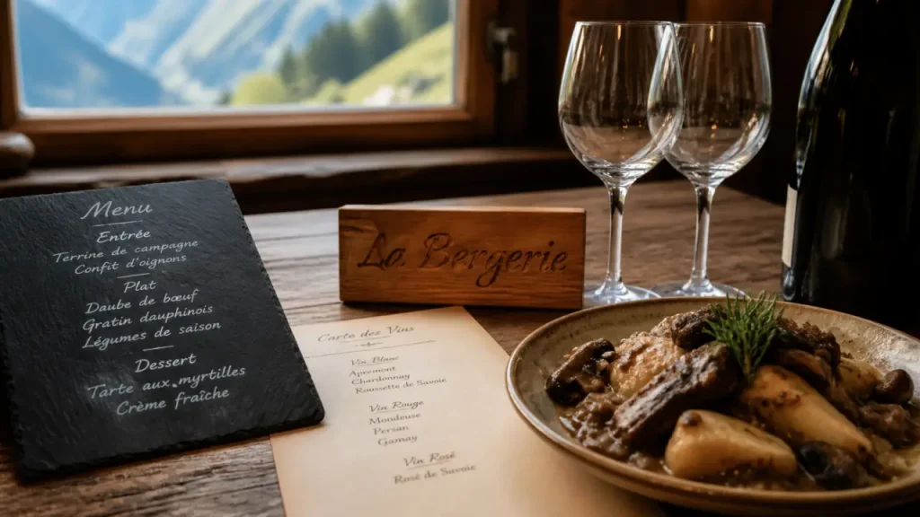 Restaurant traditionnel, cave à vin et terrasse à Risoul : ce qu’il faut savoir sur La Bergerie