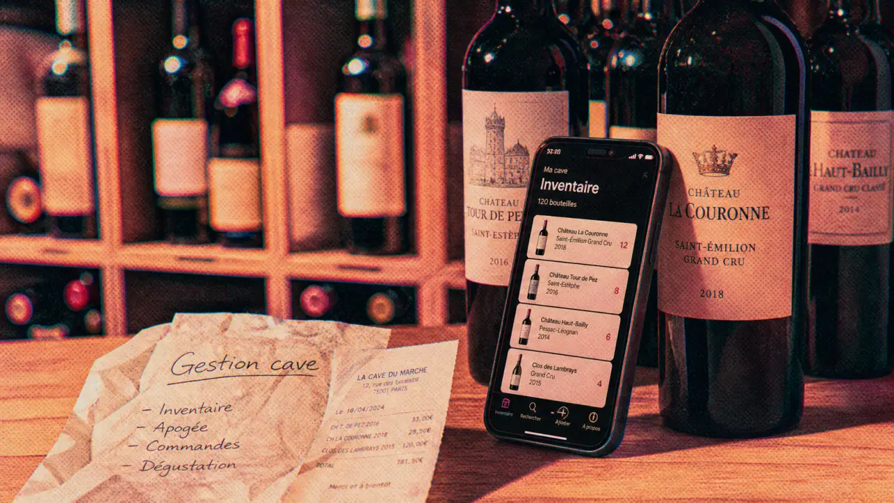 Logiciel gratuit gestion cave à vin : scan d’étiquette et inventaire sur smartphone