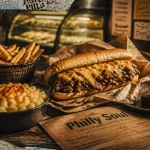 Philly soul street food américaine : cheesesteak et frites à Lyon