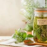 Vinaigres maison aux herbes : base, dosages, macération