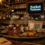 Zorkot : épicerie fine libanaise et salon de thé à Toulouse, dégustation devant la vitrine