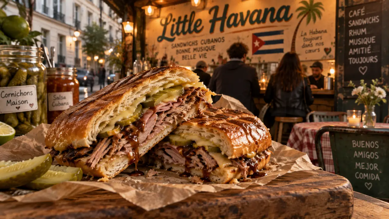 Sandwich cubain cubano chez Little Havana, street food paris 02