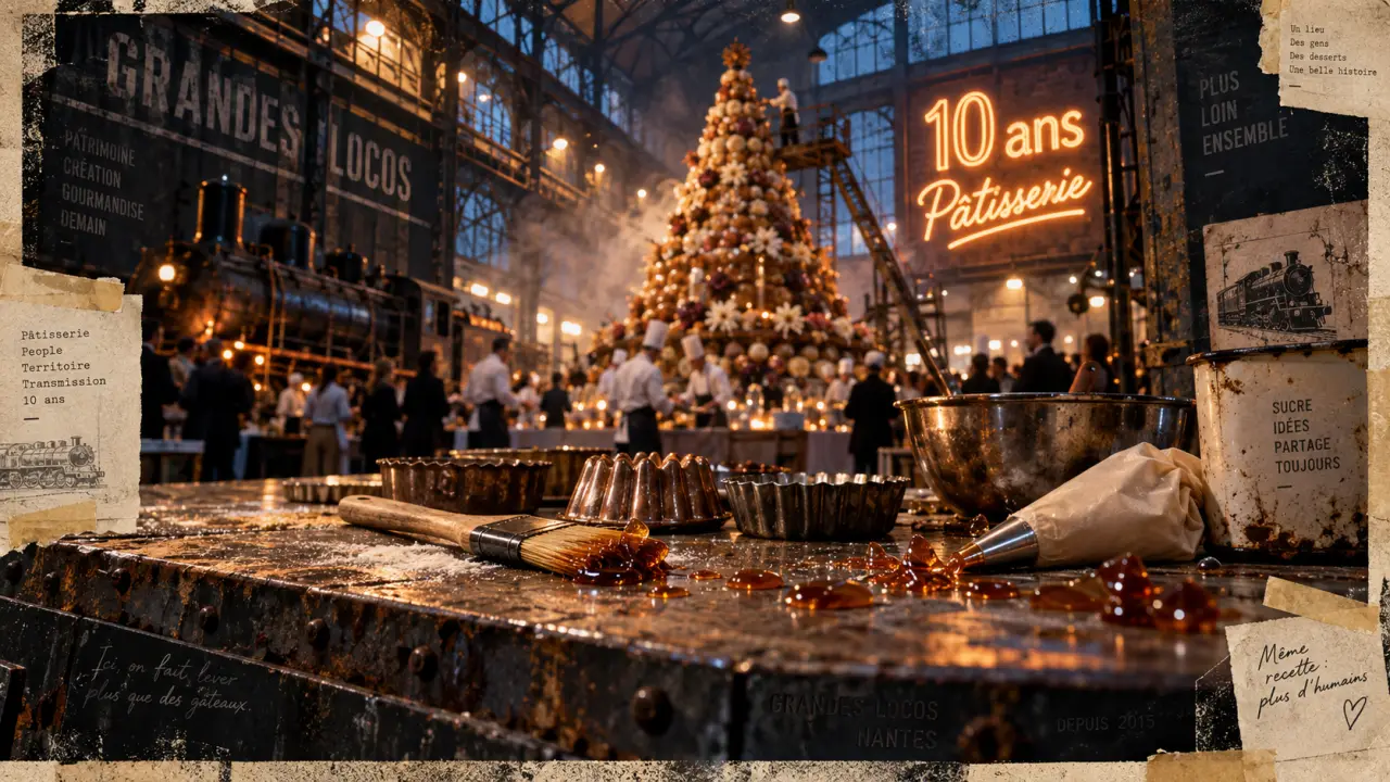 Lyon street food festival : pâtisserie aux Grandes Locos
