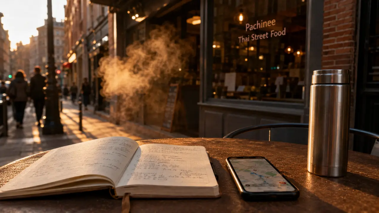 Pachinee thai street food à Toulouse : vérifier adresse et avis sur smartphone