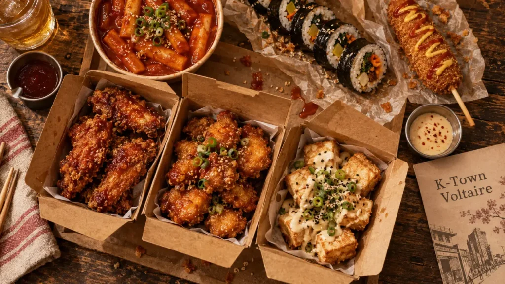 K-Town Street Food Voltaire : wings, tofu ou tteokbokki, que commander ?