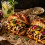 Nissi street food levantine : hallah sandwich tressée et amba