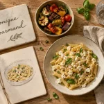 Recettes telematin cuisine : assiette de pâtes et légumes grillés, cuisine simple