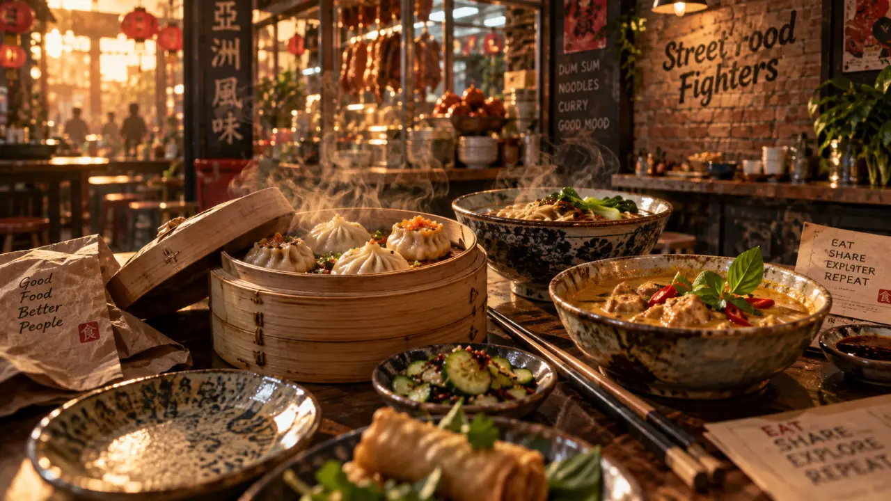 Street food fighters à Paris, dim sum et nouilles au comptoir